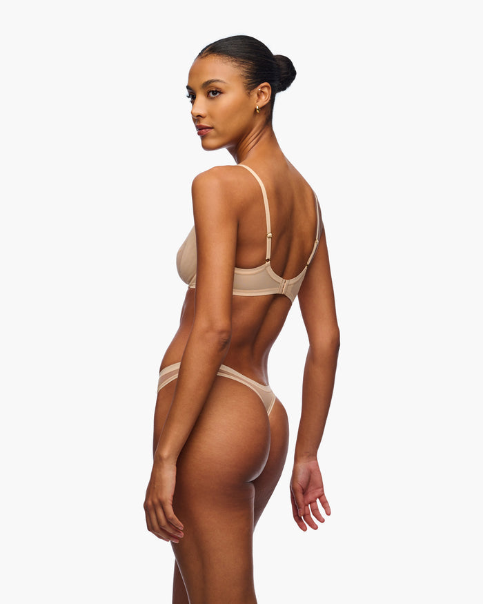 Beige Bra - Soire Iconic Plunge Bra