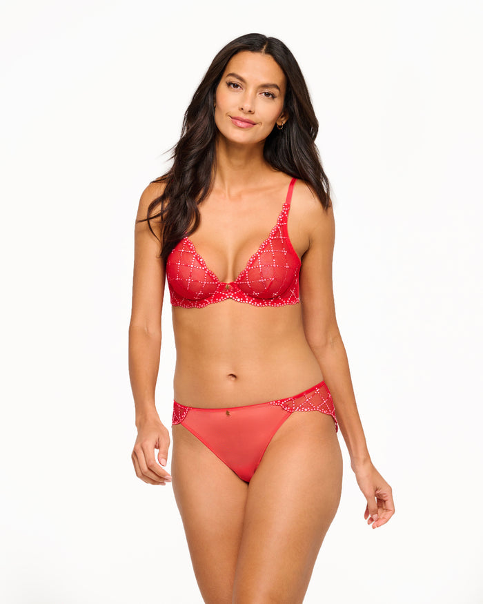 Pink Bra - Avventura Plunge Bra
