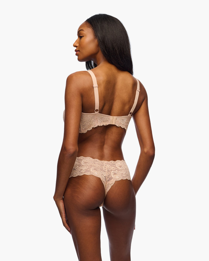 Beige Bra - Never Say Never Plunge Bra