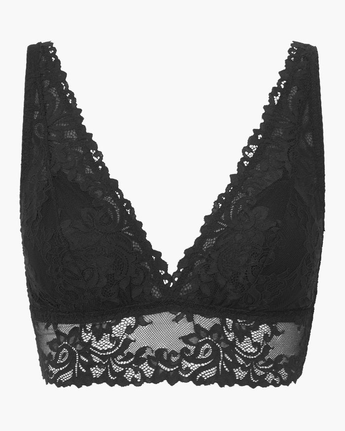 Black Bralette - Carmela Plunge Bralette