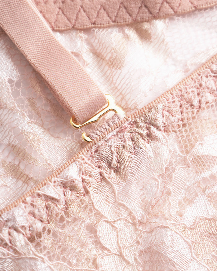 Pink Teddy - Paradiso Plunge Teddy