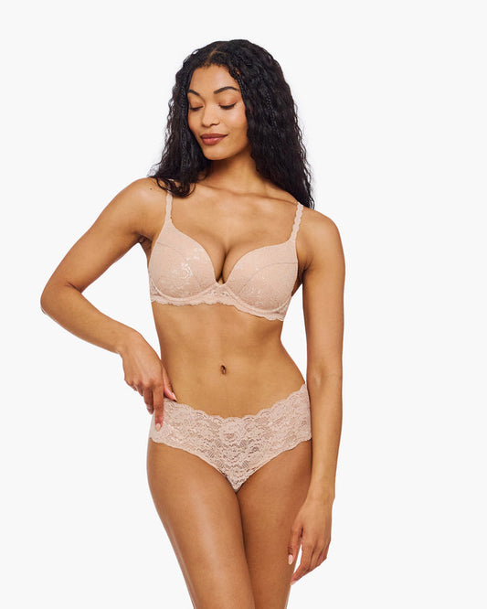 Beige Bra - Never Say Never Push-Up Bra