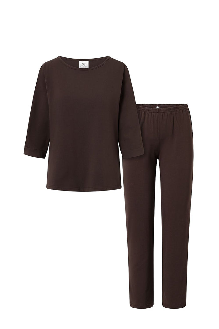 Pyjama Momenti Per Me brun 211667 - vue produit 2 Secretelles