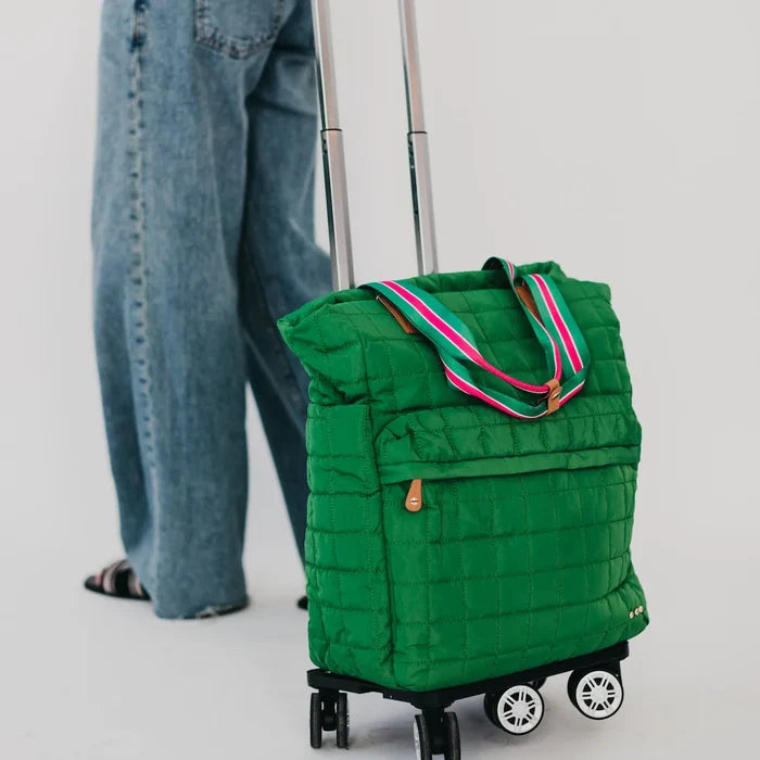 Quilted Tote Roller Bag