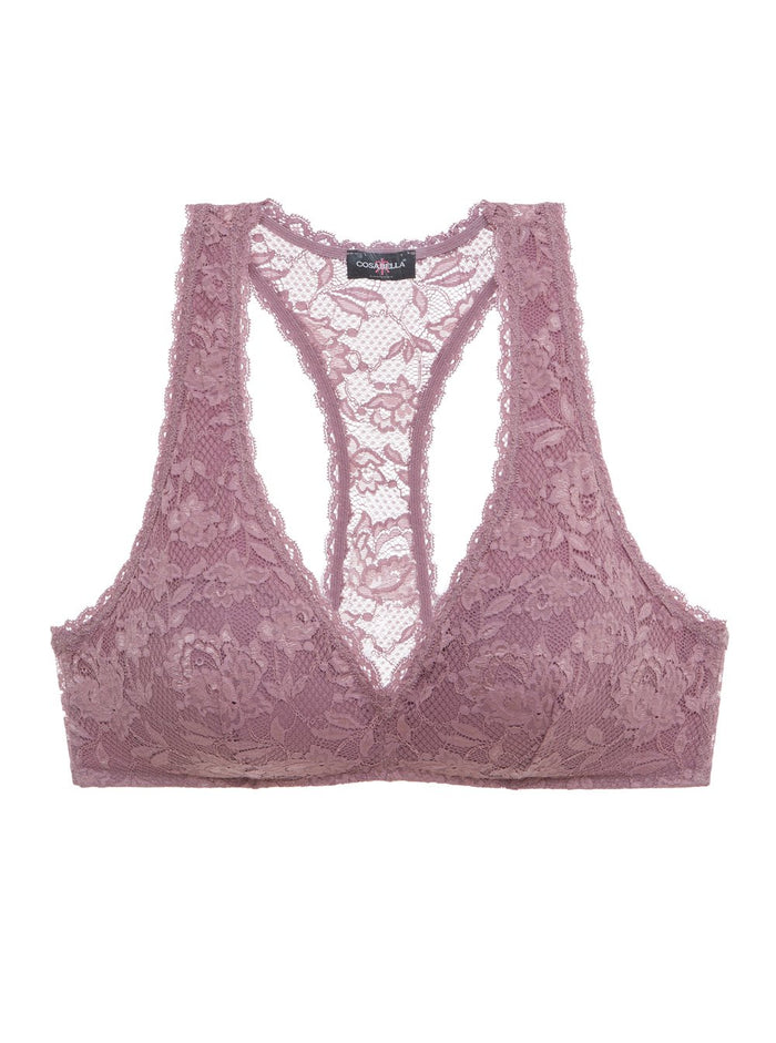 Purple Bralette, Never Say Never Padded Racie Bralette