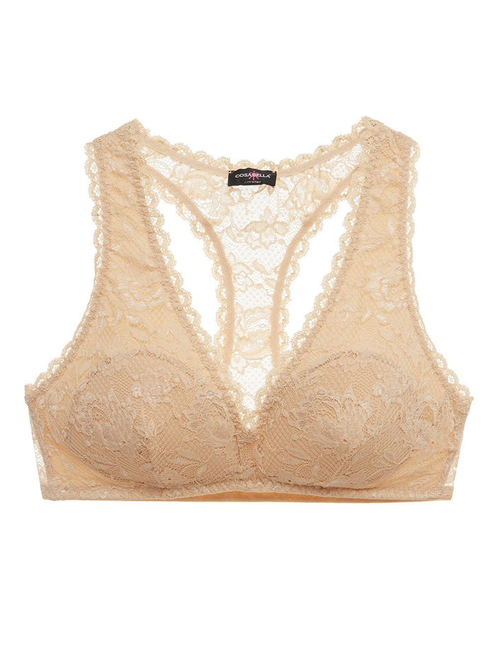 Beige Bralette - Never Say Never Racie Padded Bralette