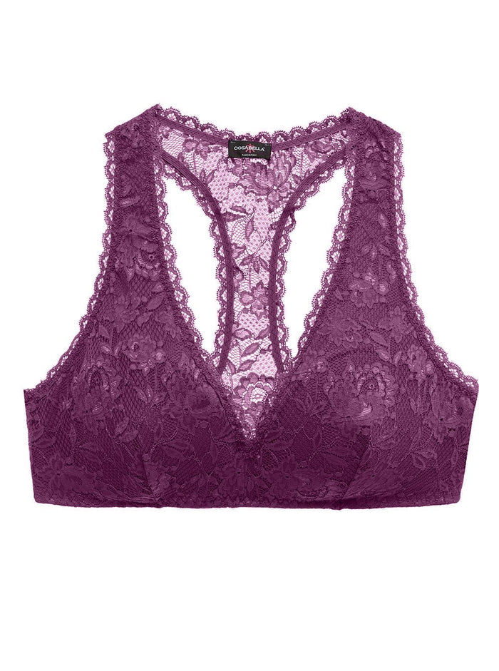 Purple Bralette, Never Say Never Padded Racie Bralette