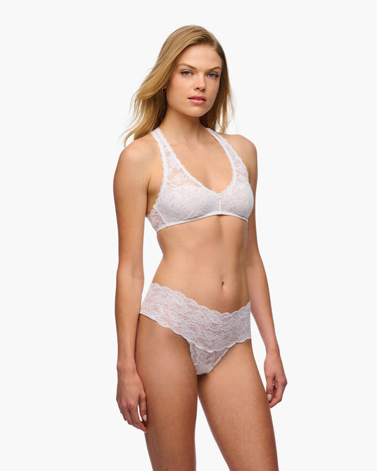 White Bralette - Never Say Never Racie Racerback Bralette