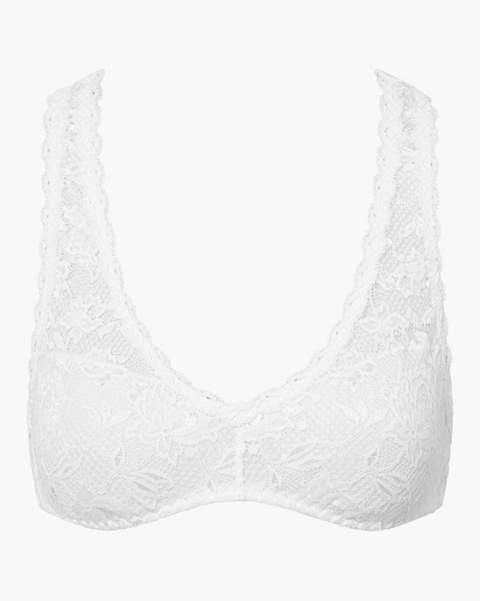 White Bralette - Never Say Never Racie Racerback Bralette