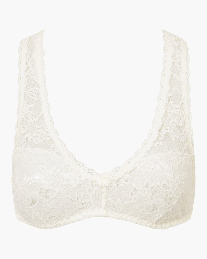 White Bralette - Never Say Never Racie Racerback Bralette