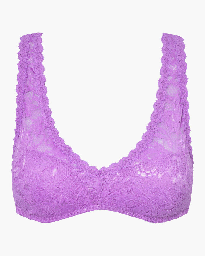 Purple Bralette - Never Say Never Racie Racerback Bralette
