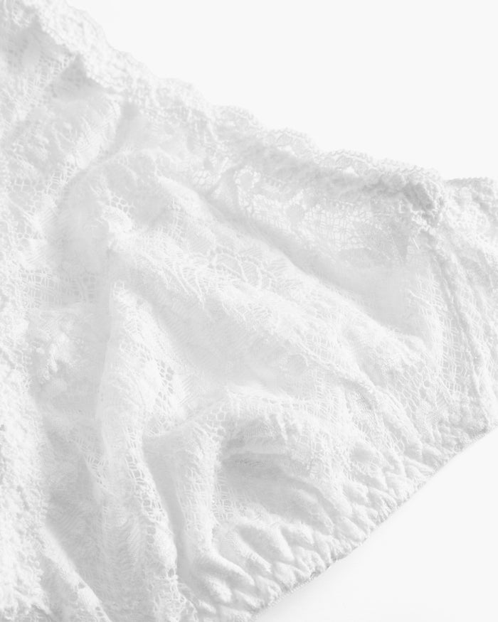White Bralette - Never Say Never Racie Racerback Bralette