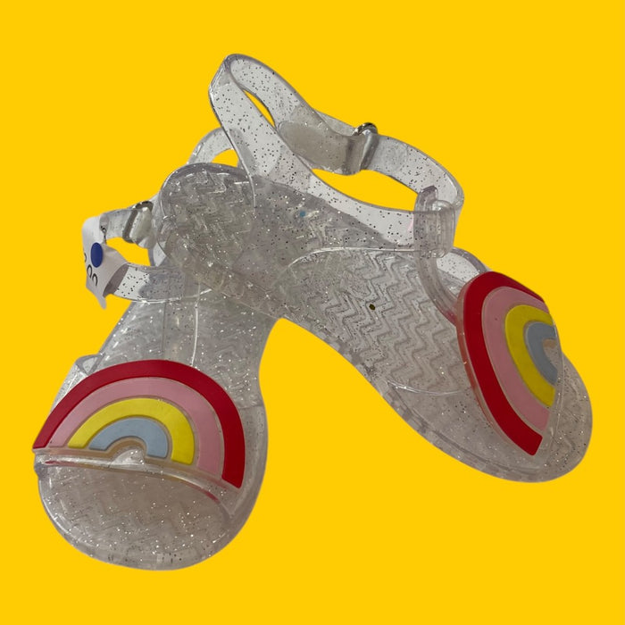 Rainbow Jelly Sandal 5