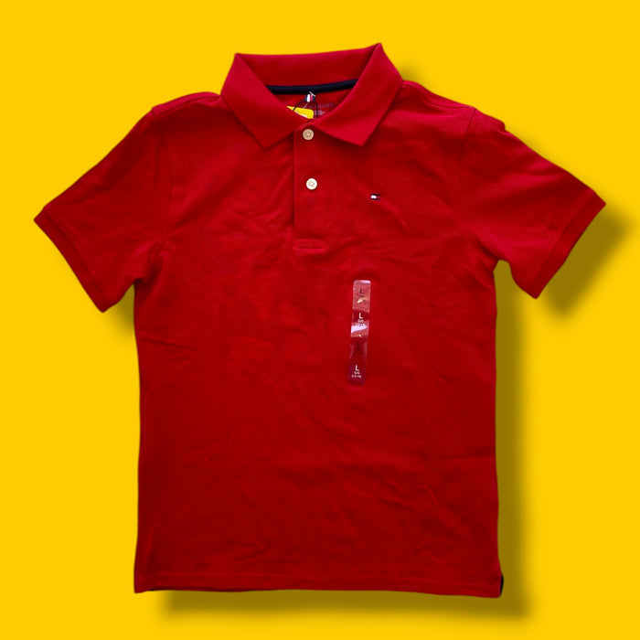 red NWT Tommy Hilfiger polo , 12-14y