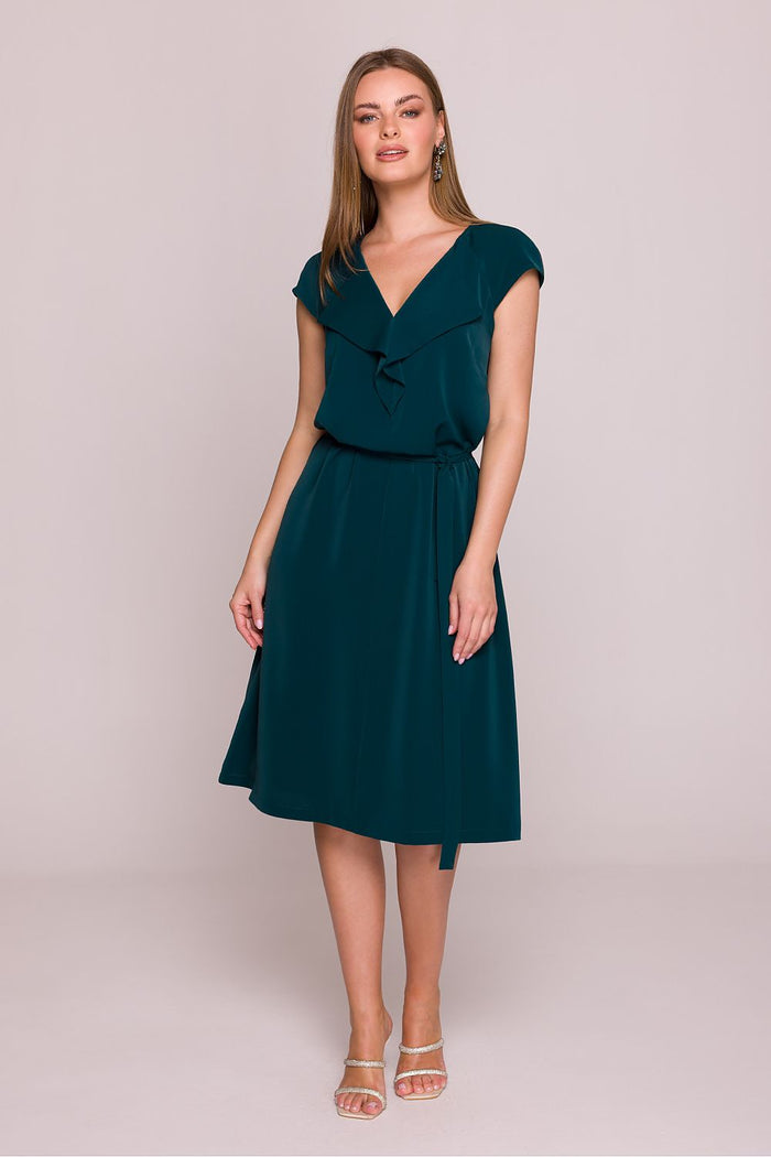 Robe Stylove vert 214652 - vue produit 1 Secretelles