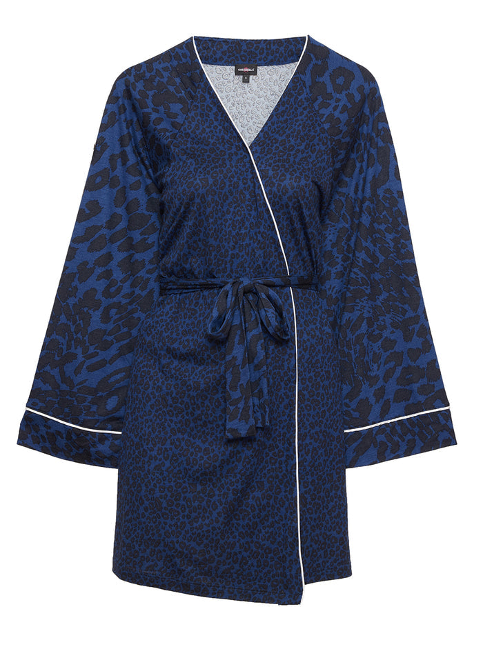 Blue Robe, Bella Printed Robe