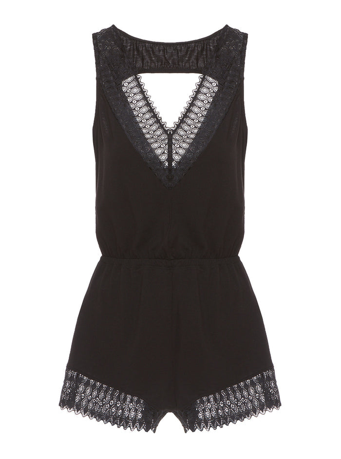 Black Teddy, Lunna Sleep Romper