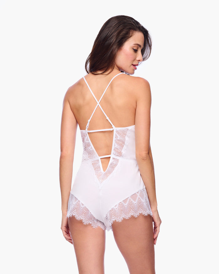 White Teddy - Allure Sleep Romper