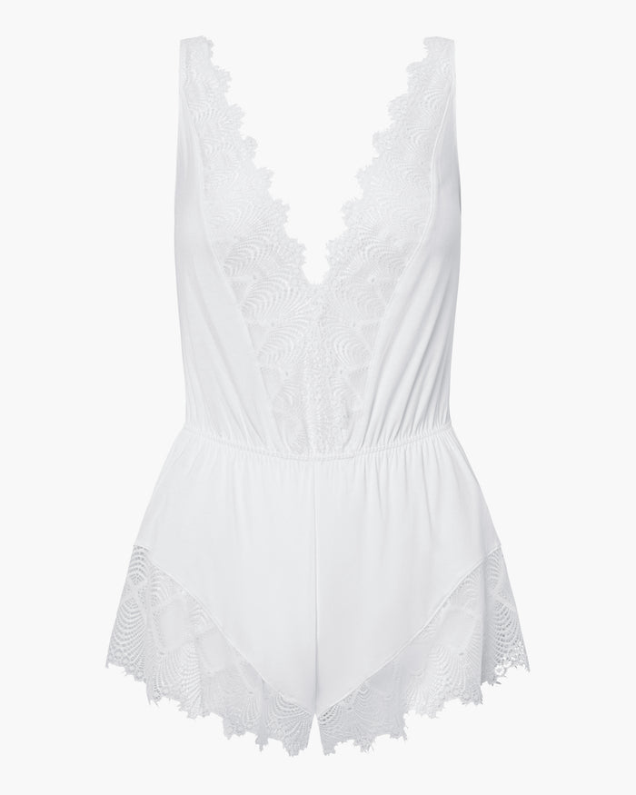 White Teddy - Allure Sleep Romper