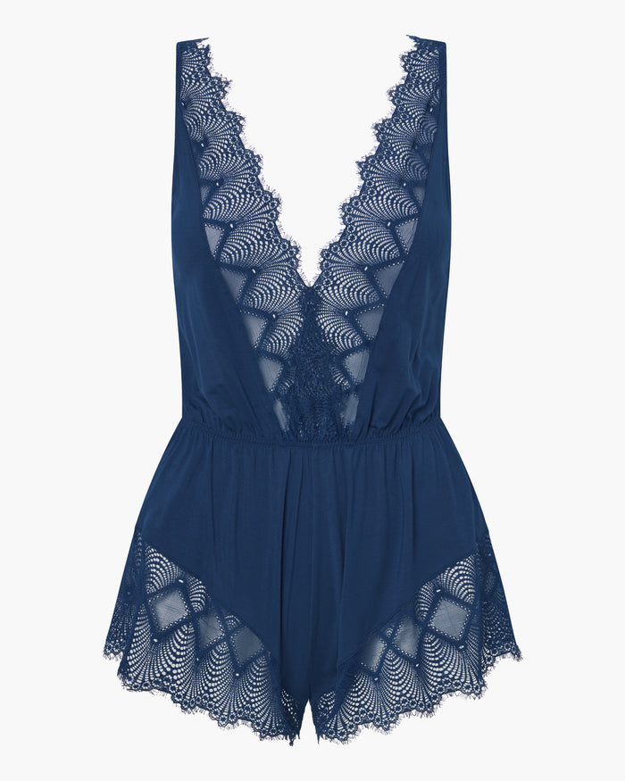 Blue Teddy - Allure Sleep Romper