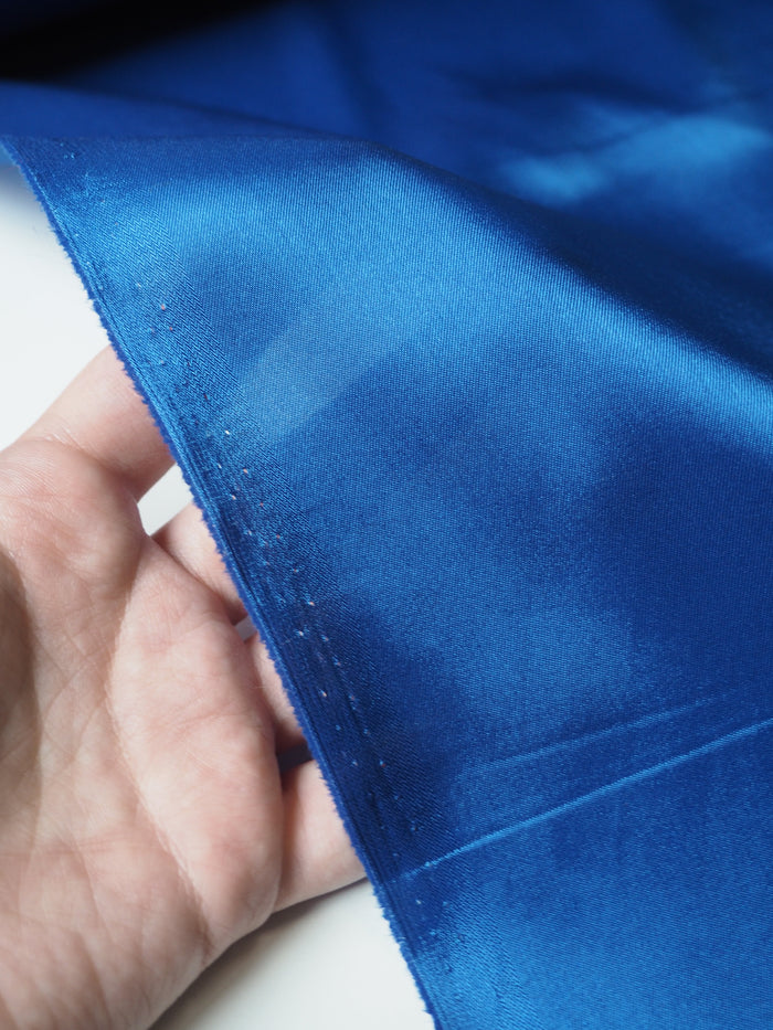 Sapphire Stretch Acetate Satin Twill Lining