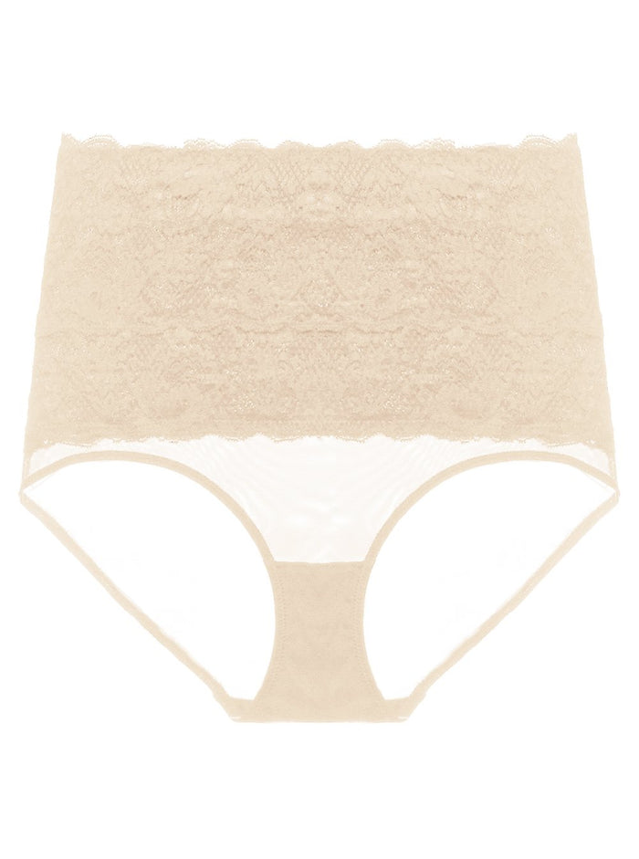 Beige Bikini, Never Say Never Shaper Sexy High Waist Bikini Shapewear