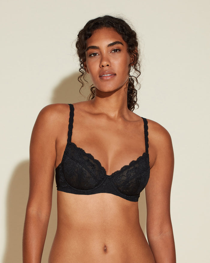 Black Bra - Never Say Never Side Support Bra