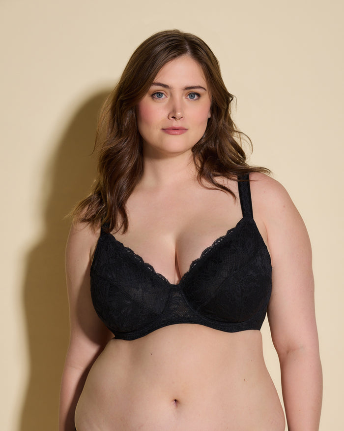 Black Bra - Never Say Never Side Support Bra