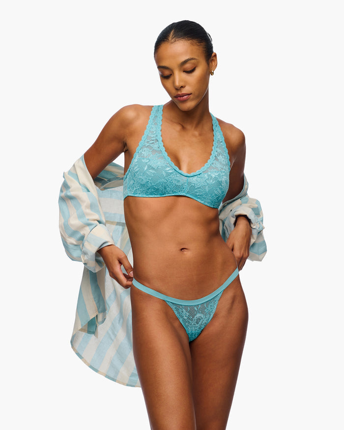 Blue G-String - Never Say Never Skimpie G-String
