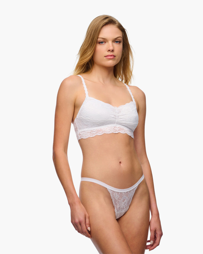 White G-String - Never Say Never Skimpie G-String