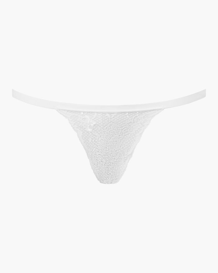 White G-String - Never Say Never Skimpie G-String