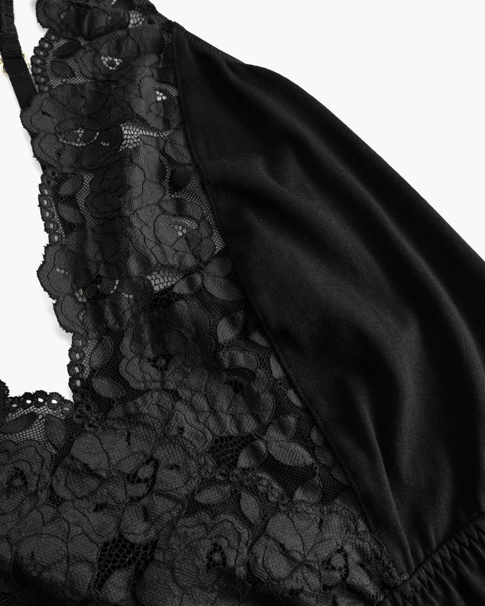 Black Teddy - Romanza Sleep Romper