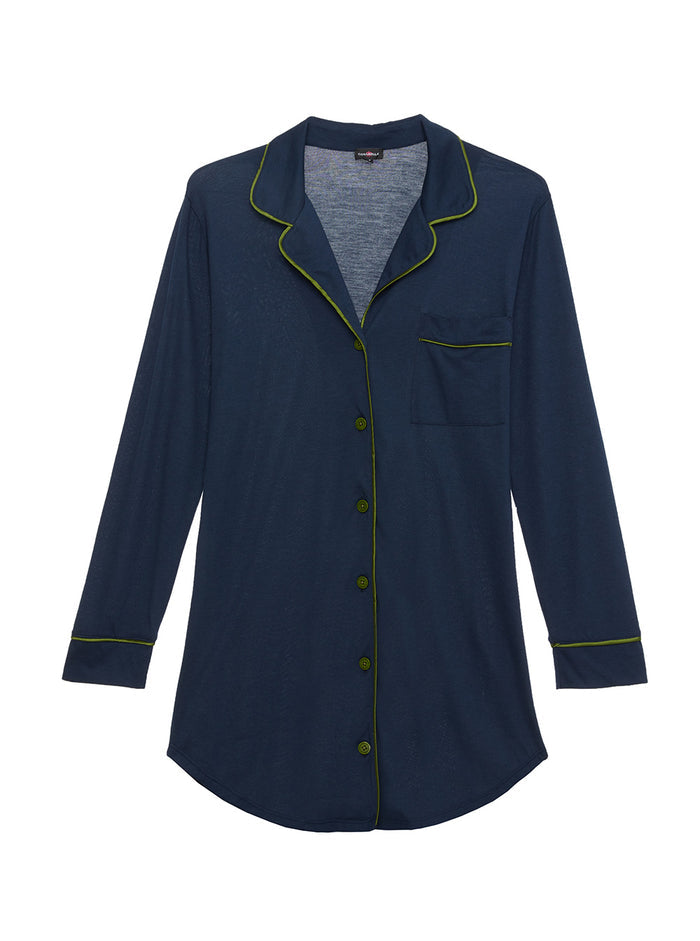 Blue Shirt, Bella Sleep Shirt