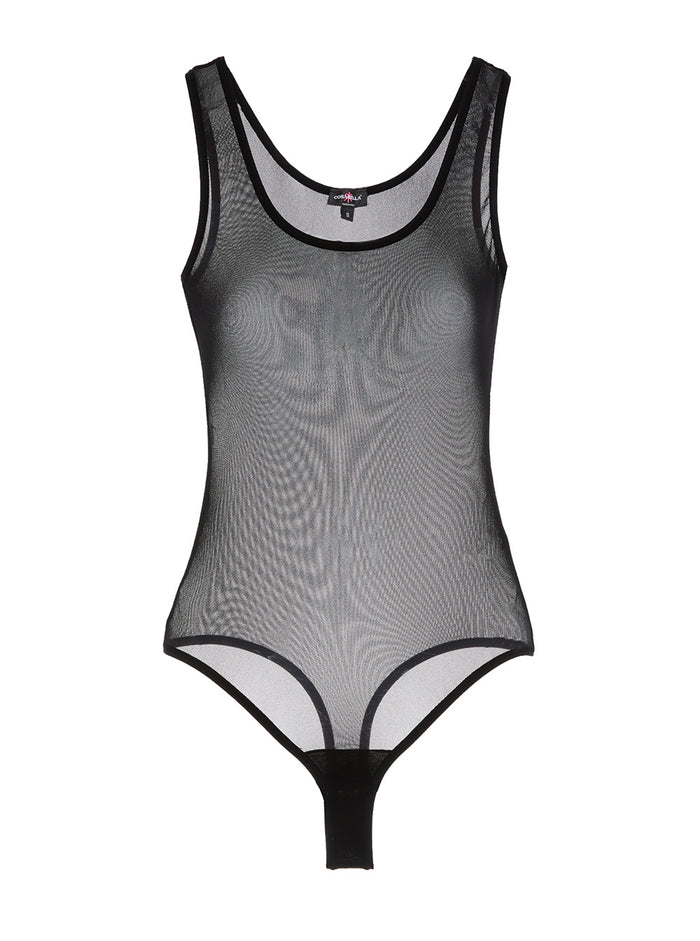 Black Teddy - Soire Confidence Sleeveless Bodysuit