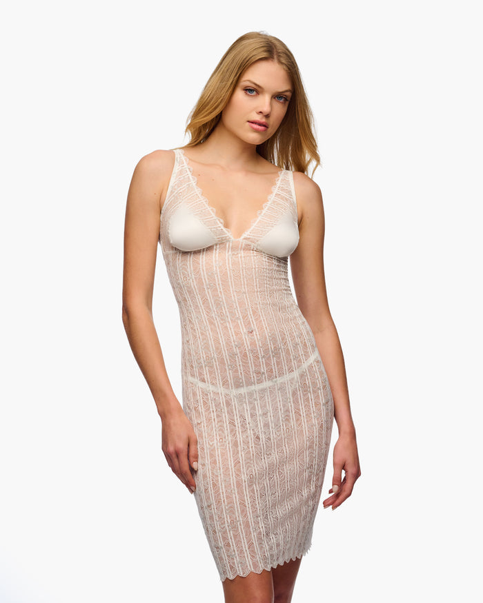 White Slip - Misteriosa Slip Dress