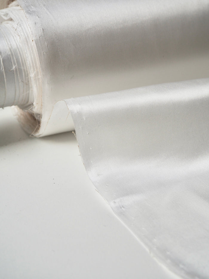 Soft Ivory Stretch Acetate Satin Lining