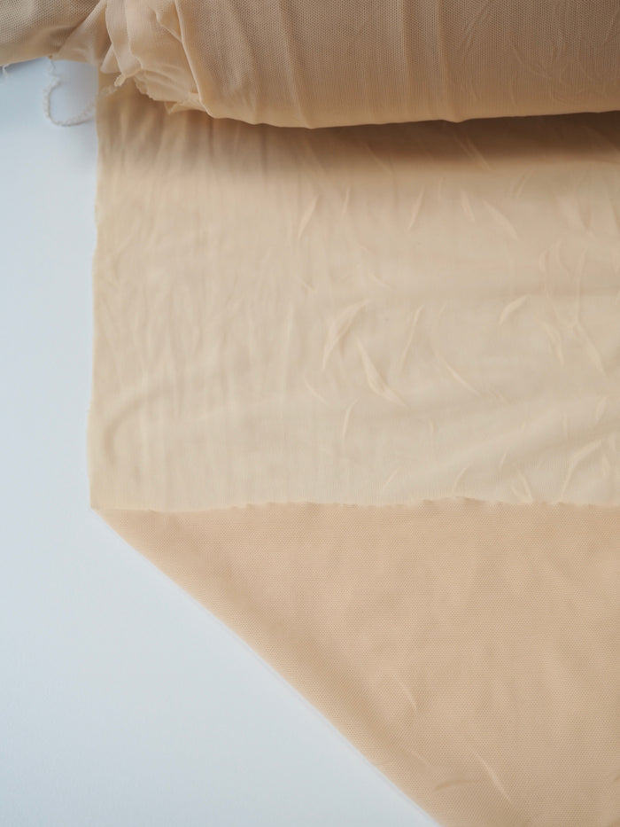 Soft Peach Stretch Mesh