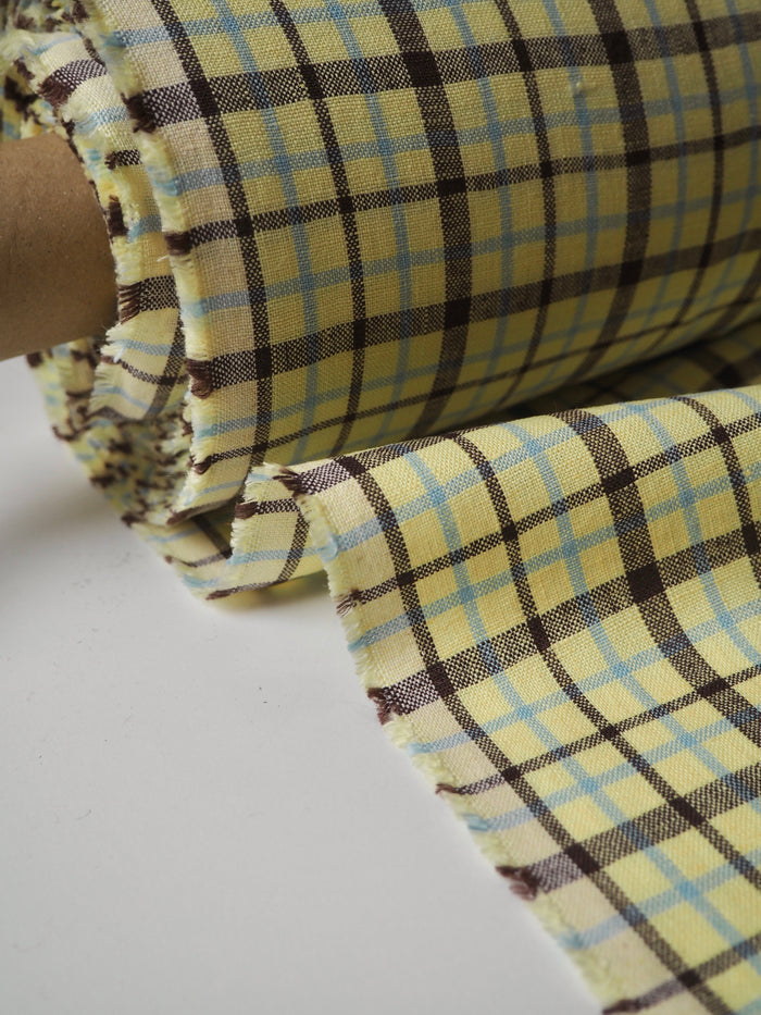 Sorbet Check Linen