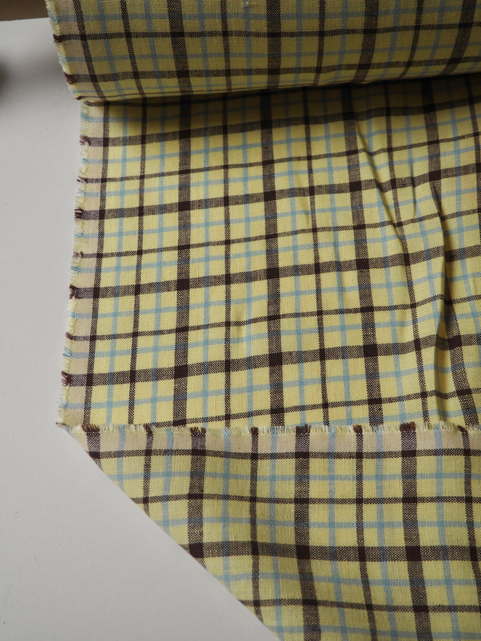 Sorbet Check Linen