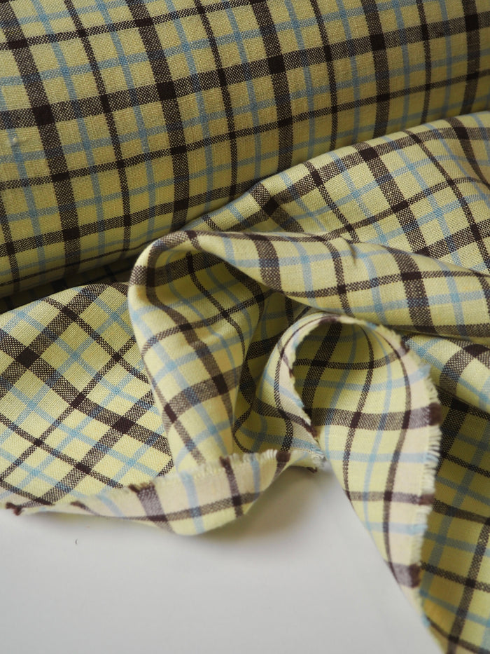 Sorbet Check Linen