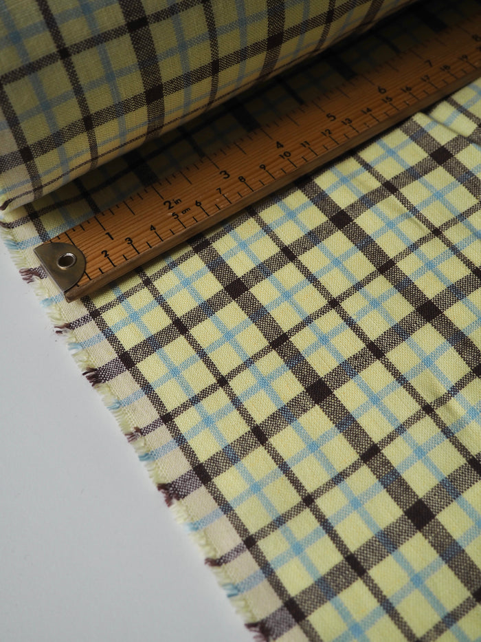 Sorbet Check Linen