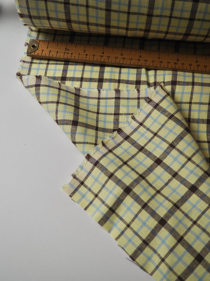 Sorbet Check Linen