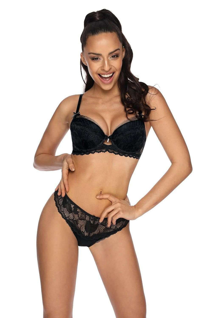 Soutien-gorge Mat noir 204182 - vue produit 2 Secretelles