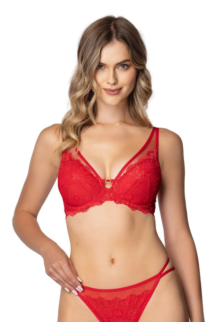 Soutien-gorge Mat rouge 219297 - vue produit 3 Secretelles