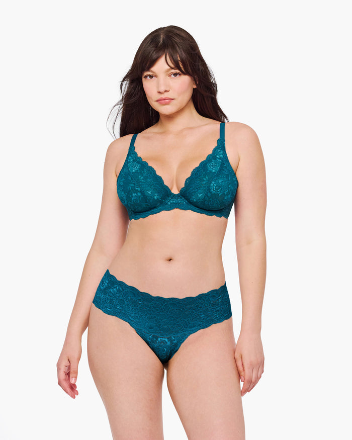 Bleue Soutien-Gorge - Never Say Never Soutien-Gorge Plongeant
