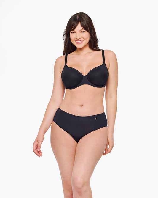 Black Bra - Lisciante Spacer T-Shirt Bra