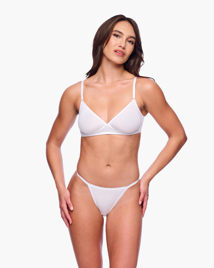 White Bikini - Talco String Bikini