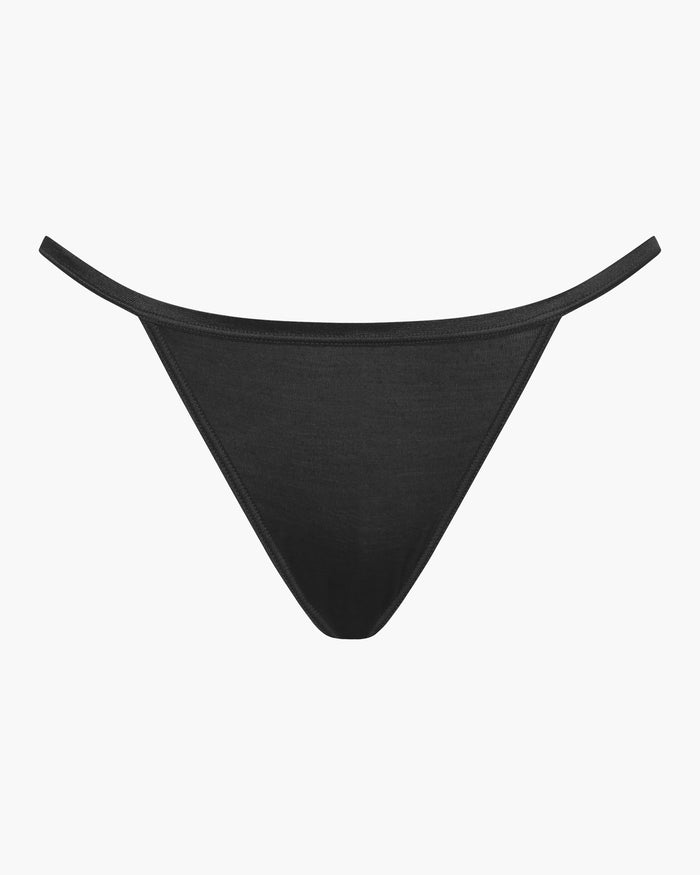 Black Bikini - Talco String Bikini