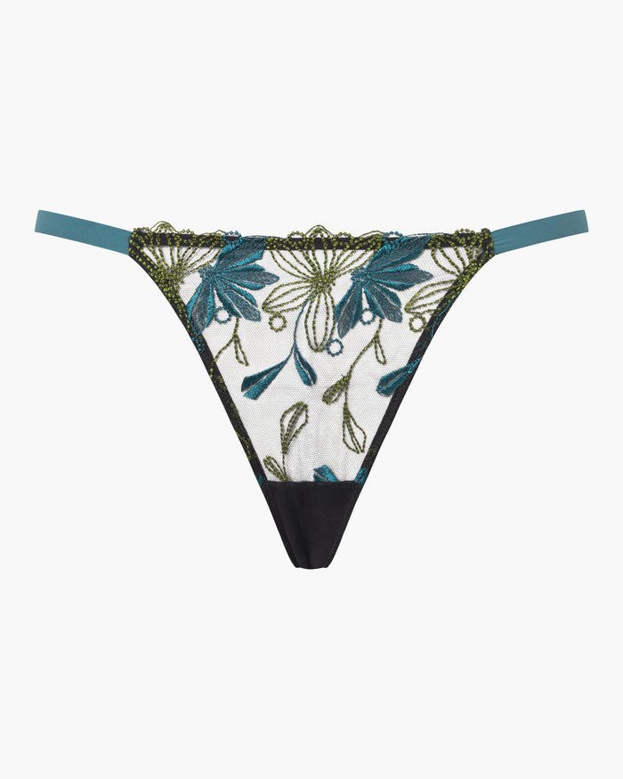 Black Thong - Fiorita String Thong