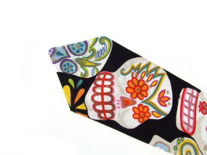 Sugar Skull Day of the Dead Necktie | Mens Tie #T-703